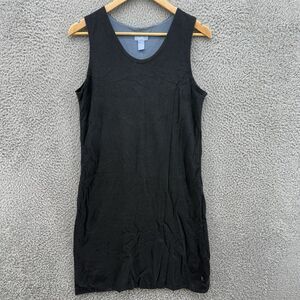 Horny‎ Toad Women's Medium Black Sleeveless Tank Dress Scoop Neck Casual Stretch